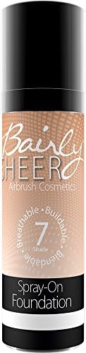 Bairly Sheer, Ultra Mist Airbrush Foundation, Shade 7 Coffee