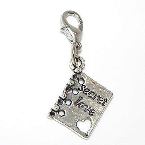 Jewelry Monster Clip-on "Secret Love Diary" Charm Bead 35372