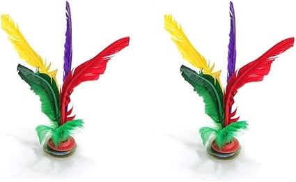 MauSong Colorful Feather Chinese Jianzi 