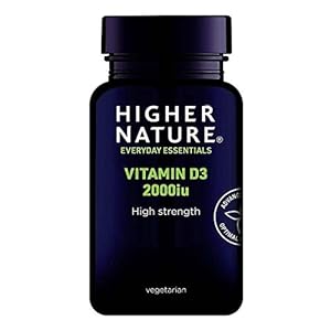 Higher Nature High Strength Vitamin D3 2000iu Capsules (60 Capsules)
