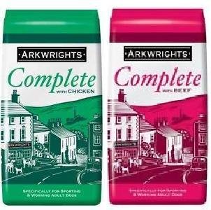 arkwrights complete chicken dog food 15kg