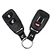 KEMANI Brand New 2 Buttons + Panic Remote Keyless Entry Remote Key Case Fob Shell For Hyundai Santa Fe Elantra Accent Tucson(No Battery Holder)