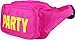 SoJourner Pink Party Fanny Pack - Neon Packs for men, women | Cute Waist Bag Fashion Belt Bags rave festival