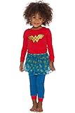 DC Comics Baby Girls Tutu Pajamas, Red, 18 Months