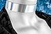 Twilight's Fancy Silvery Rainbow Metallic Hologram Holographic Choker Necklace (Large)