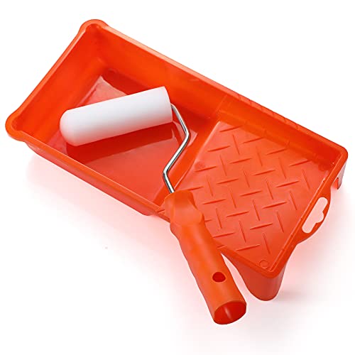 Foam Paint Roller Set4" Paint Roller with 10 HighDensity Foam Covers