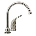 Dura Faucet RV Kitchen Faucet with High-Arc Gooseneck Styling for 5th Wheels, Trailers, Campers and Motorhomes - Features Easy Installation (Brushed Satin Nickel)