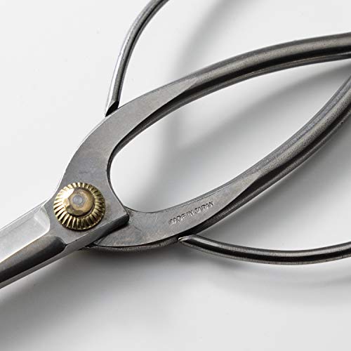 Hanafubuki Professional Bonsai Scissors Stainless Steel with Shinogi, Made in Japan 7inch(180mm), Japanese Bonsai Garden Tools, Hasami Pruning Shears - Traditional Stainless Steel - Thumbnail 4