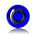 Newday Bottles, Plastic Bottles Cobalt Blue 4 Oz PET Boston Round Empty Refillable BPA Free with Hand Press Smooth Black Disc Flip Caps Tops Lids