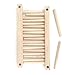 Wooden Detachable 8 Sub-grid Dish Racks Kitchen Storage Holder 2 Packs