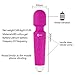 CNHIDEE Back Massager Wand Electric Personal Handheld Cellulite Guasha Massage Therapy Tool kneading Neck Foot Cordless Mini Waterproof Multi Speed 20X Rechargeable Silicone Therapeutic