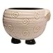 WHAT ON EARTH Sleepy Sheep Ceramic Yarn Bowl Knitting Bowl - Holds Ball of Yarn for Tangle Free Needlecrafts