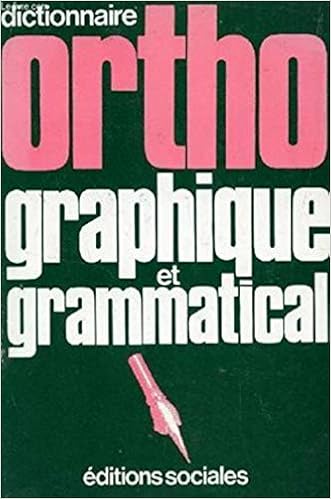 Amazon Fr Ortho Vert Dictionnaire Orthographique Et Grammatical Seve Andre Livres
