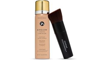 Jerome Alexander MagicMinerals AirGlow Tinted Highlighting Night Mist, Illuminating Airbrush Tinted Moisturizer Spray | 2PC | Petal Pearl