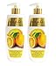 Vaadi Herbals Lemon with Tea Tree Extract Shampoo - Dandruff Defense - ALL Natural - Paraben Free - Sulfate Free - Suitable for All Hair Types - Value Pack of 2 X 11.8 Ounces