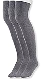 Men's Classical Flat Over the Knee Extra Soft Cotton Knit Dress Socks - 3 Pack