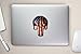 Vinyl Junkie Graphics Punisher Skull with American Flag and Glowing Eyes Sticker/Decal