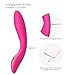 Vibrator, Louviva G Spot Vibrator Clitoris and Vaginal Stimulation Intelligent Voice-activated Vibration , 100% Waterproof, 7 Frequency [Super Quiet]