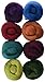 Wistyria Editions WR-905R Wool Roving, The Bouquet, 8-Pack