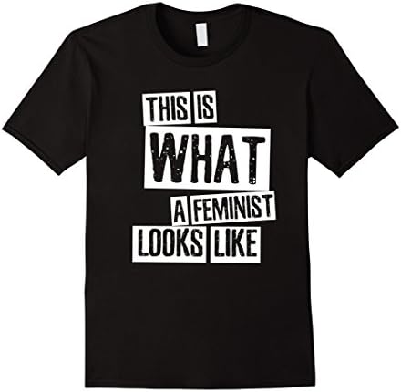 Men's This Is What A Feminist Looks Like Shirt Medium Black