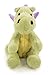 goDog Bubble Plush Dragons Squeaky Dog Toy, Chew Guard Technology - Lime, Small