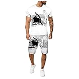 Men's Summer 2 Piece Outfits, Casual Tracksuits