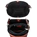 S-ZONE Women's Fashion Vintage Leather Tote Shoulder Bag Handbag Purse, Brown, Large