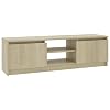 vidaXL-Mueble-TV-Aglomerado-Mobiliario-Casa-Soporte-Centro-Multimedia-Accesorios-Diseno-Moderno-Practico-Duradero-Color