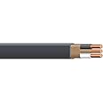 Southwire 28893621 8/2 AWG 25ft. Nonmetallic With Ground Sheathed Cable, Black