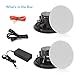 Ceiling and Wall Mount Speaker – Wireless Bluetooth 8″ Dual 2-Way Audio Stereo Sound Subwoofer Kit with, 360 Watts, in-Wall & in-Ceiling Flush Mount for Home Surround System – Pyle PWRC85BTthumb 3