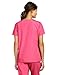 WonderWink Women's Charlie 5 Pocket Y-Neck Wrap Top, Hot Pink, Medium