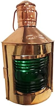 REAL SIMPLE...A HANDTOOLED HANDCRAFTED COPPER PORT (RED) OIL LAMP!!