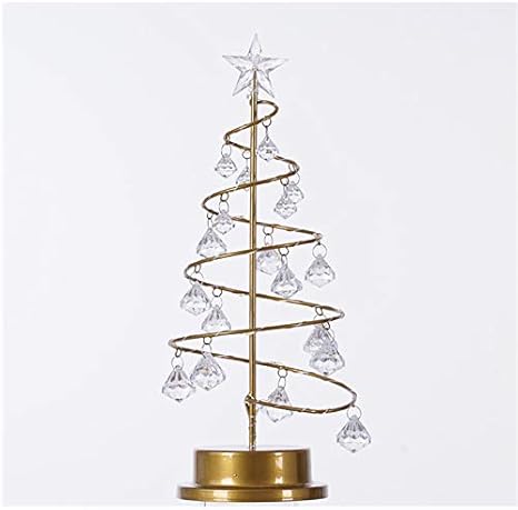 Amazon Co Jp クリスタルツリーライト Ledクリスマスツリーライト バッテリー駆動 寝室 リビングルーム パーティーの結婚式のフェスティバルの装飾に適しています ウォームホワイト ホーム キッチン