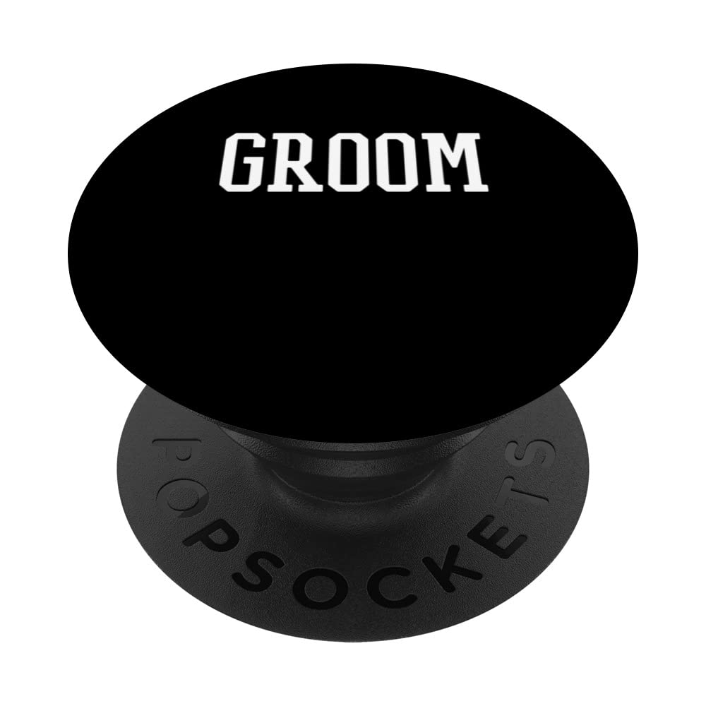 Groom's Crew Groom Bachelor for Groom PopSockets Swappable PopGrip