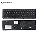 SUNMALL Keyboard Replacement with Big Enter Key Compatible with HP Compaq G72 CQ72 Series G72-100 G72-200 G72T-200 CTO G72-a00 G72-b00 G72t-b00 CTO G72-c00 Laptop Series Black US Layout