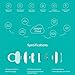 SLEEPON Sleep Monitor, Helps Detect Sleep Abnormalities - Family Sleeping Health Tracker with Heart Rate, Blood Oxygen Saturation, Breathing Tracking and A Real-Time Low Oxygen Alert for iPhone 5 678X