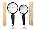 Carson MagniView 2X Power Compact and Lightweight Hand-Held Magnifier with 4.5X Spot Lens for Reading, Hobby, Crafts, Inspection and Low Vision Tasks (DS-36)