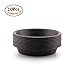 T4U 3 inch Plastic Garden Flower Planter Pot Saucer Trays Round for Holding Water Drips and Soil (Dark Grey, Set of 10), Pallet Base Container for Holding Cactus Herb Indoor Outdoor Gardening