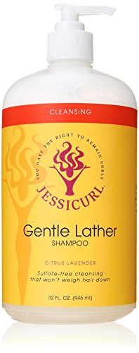 Jessicurl Gentle Lather Shampoo, Citrus and Lavender, 32.0 Fluid Ounce