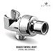 Shower Bracket Holder with Brass Connector for Hand Held Showerhead