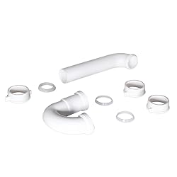 EZ-FLO 1-1/2 Inch P-Trap with Adapter for Tubular
