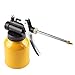 IONDA High Pressure Pistol Hand Pump Oiler Can Detachable Metal Straight Rigid Spout Manual Pump Oil Tool 8 oz Capacity Refillable