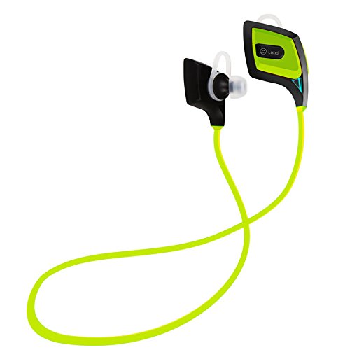 Bluetooth Headset, Bengoo Wireless Universal HandsFree 4.1 Bluetooth Headset Headphones Earphone [Built-in microphone] for iPhone, Samsung, LG, PC Laptop, and Other Bluetooth Device - Green