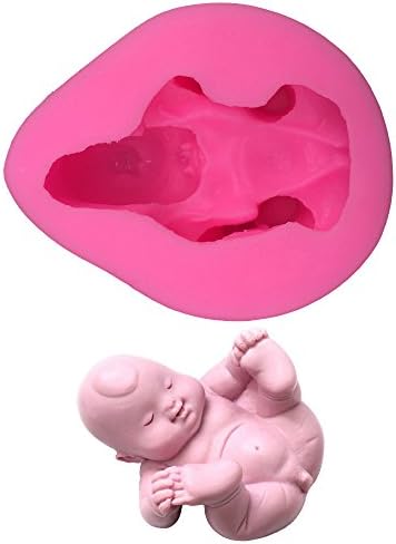 HT BAKEWARE | Baby Boy Holding Feet Silicone Mold
