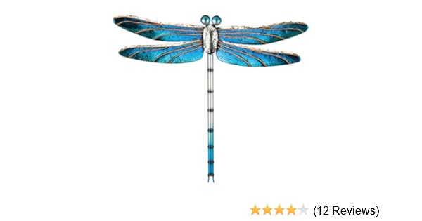 Dragonfly Wall Art Extra Large Metal Dragonfly In Silver Wire Wingspan 60cm Home Accessories Home Kitchen