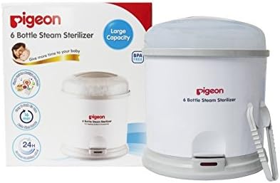 pigeon 6 bottle steam sterilizer