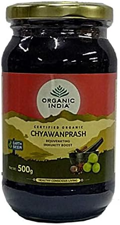Organic India Chyawanprash 100% Certified Organic Herbal Jam 500gms Rejuvenates & Boost Immunity