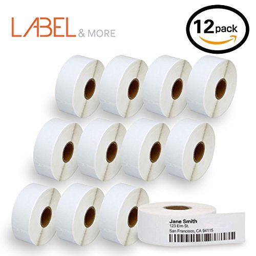 Dymo 30252 Compatible Strong Adhesive & Sharp Print (1-1/8" x 3-1/2") Labels for Shipping & Mailing Address Work with Dymo LabelWriter Printers [12 Rolls, 4200 Labels] - Thumbnail 7