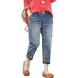 Women’s Cropped Jeans  Loose Denim Jogger Pants www.denim.fit