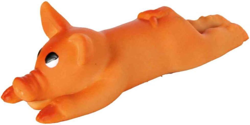 Trixie Latex Sucking Pig for Dogs 13 cm, natural